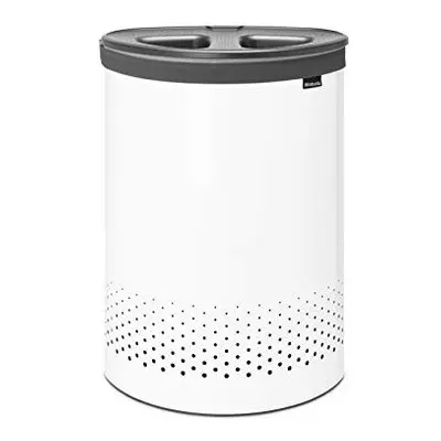 Brabantia - Selector Laundry Bin - Two Sorting Compartments - Portable Laundry Bag Inside - Quic