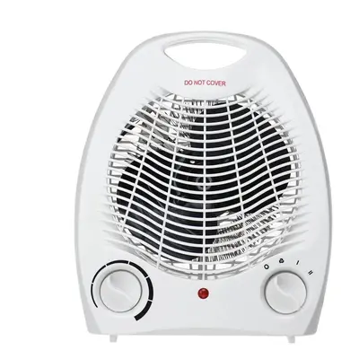 2000W Thermostatic Heater Electric Warmer Air Fan Warm & Cool Fan EU Plug