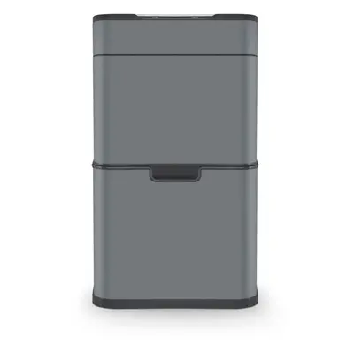 Tower Ozone Recycling Sensor Bin, 50L, Hands Free Opening, Carbon Filter, Grey T938021GRY