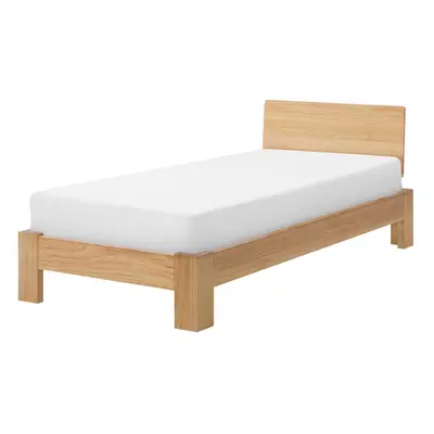 Slatted Bed ROYAN x cm (EU Single) Wood Light Wood