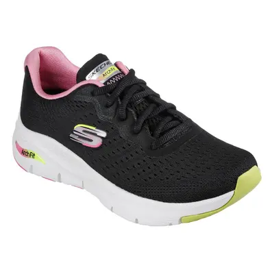 (Black Multi, UK 8) Skechers Arch Fit Inifinity Cool Womens Vegan Running Shoes Trainers