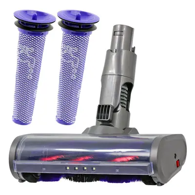 Carbon Fibre Motorhead Floor Tool + Pre-Motor Filters x for DYSON DC62 Vacuum Cleaner