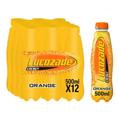 Lucozade Energy Drink Orange 500ml (Pack of 12)