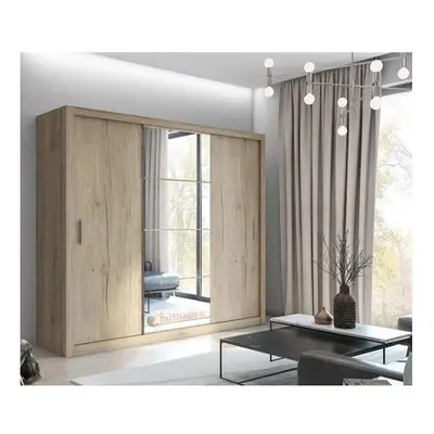 (Oak San Remo) Idea ID-01 Sliding Door Wardrobe 250cm