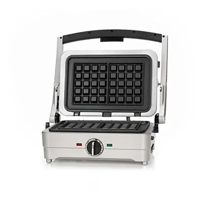 Cuisinart Style Collection in Waffle & Pancake Maker| Non-Stick Removable Plates | Frosted Pearl