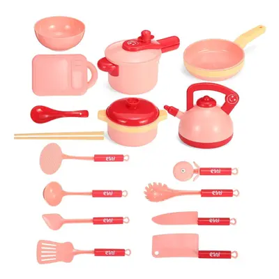 () 16Pcs Simulation Kitchen Cooking Play Role playing Set Toys Practical Skills for Children Gif