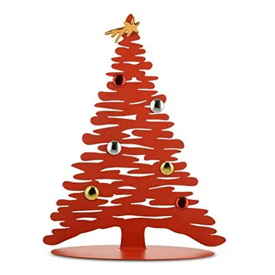 Alessi Christmas Ornament, Steel, Red, 35.5 x x cm