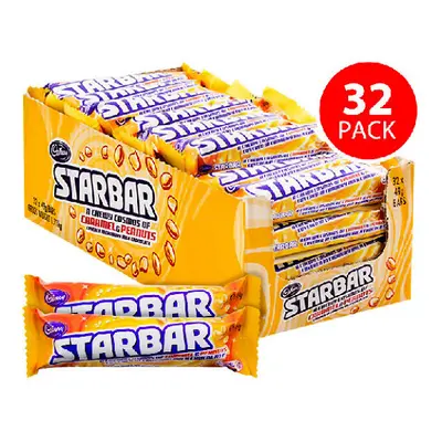 Cadbury Starbar Bars Peanut & Caramel Full Case x 49g Best Bef 07th Jan21