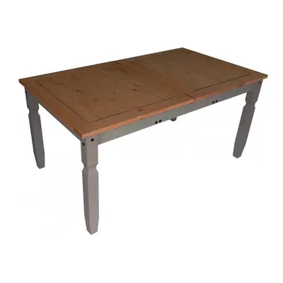 Corona Grey Wax Small Extending Dining Table