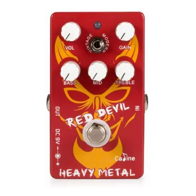 Heavy Metal Guitar Pedal Aluminum Alloy Housing Red Devil Delay Pedal True Bypass Design Guitar 