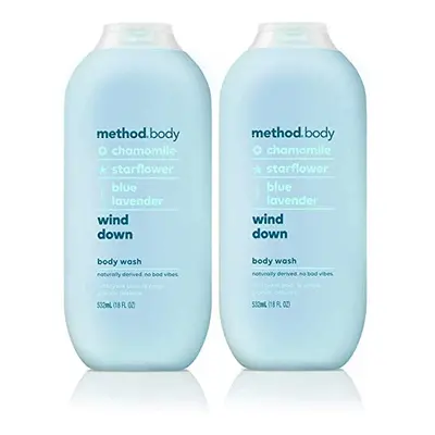 Method Body Wash, Wind Down, FL OZ (532ml) - 2-PAcK