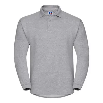 (L, Light Oxford) Russell Mens Heavy Duty Sweatshirt