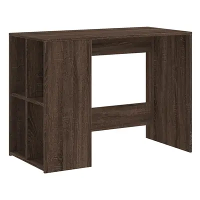 (brown oak) vidaXL Desk Writing Desk Office Study Working Computer Table Engineered Wood