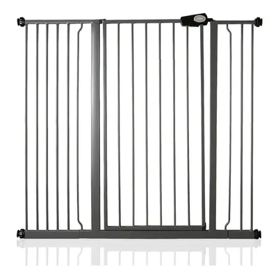 (Slate Grey, 120.3cm - 127.9cm) Safetots Extra Tall Pressure Fit Gate