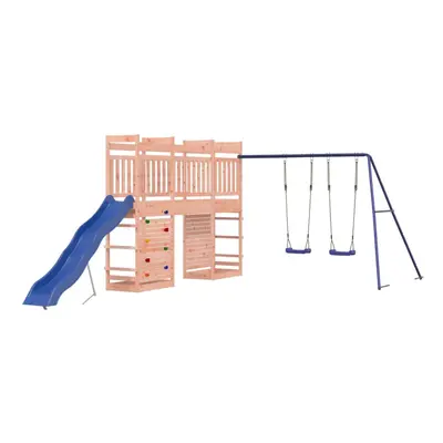 (solid douglas wood) vidaXL Outdoor Playset Playhouse Play Towers Playground Set Solid Wood Doug