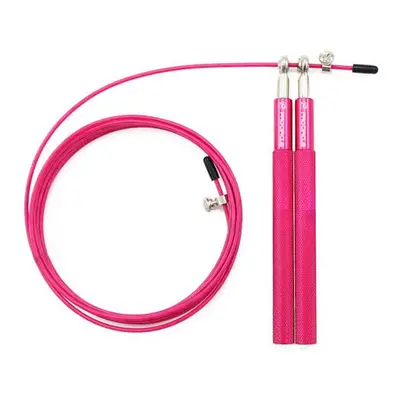 (Pink) Speed Jump Skipping Rope Ultra speed Ball Bearing Steel Wire Boxing Gym Fitness Training