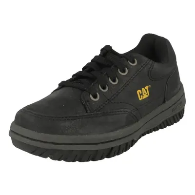 (UK 13.5 Child, Black) Boys Caterpillar Casual Trainers Decade - W Fit