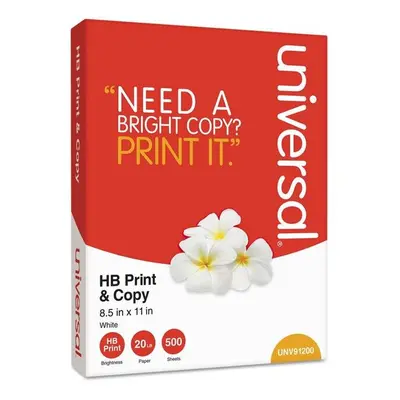 Universal UNV91200 8.5 x 20 lbs Bright MultiPurpose Paper, White