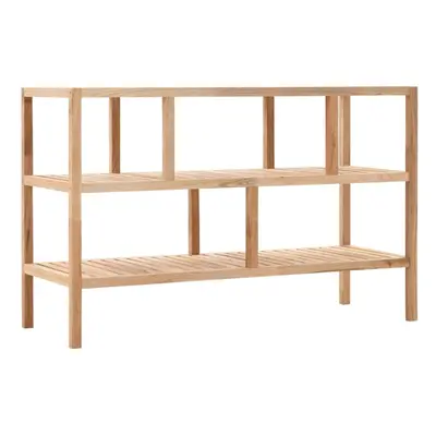 vidaXL Solid Walnut Wood Bathroom Shelf 100x40x65cm Storage Rack Display Stand