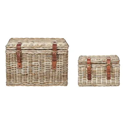 Set of Rattan Boxes Light IRBID