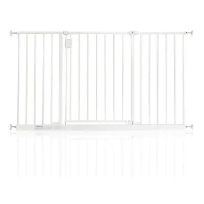 (White, 128cm - 134cm) Safetots Extra Wide Hallway Baby Gate