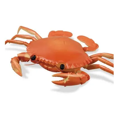 (Orange) Infrared Remote Control Crab Simulation RC Animal Toy