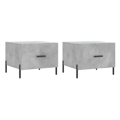 (concrete grey) vidaXL Coffee Table Side Table Sofa Table Telephone Table Engineered Wood