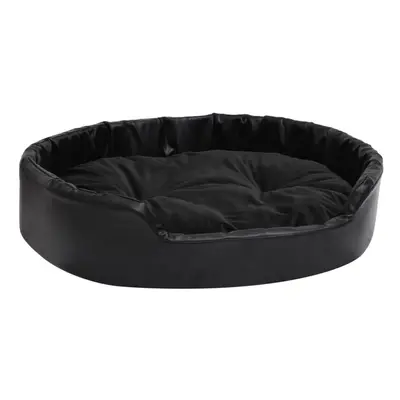 (black, x x cm) vidaXL Dog Bed Pet Cushion Dog Sofa Couch Pet Mattress Plush and Faux Leather