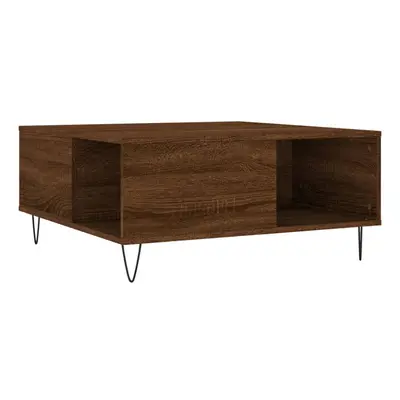 (brown oak) vidaXL Coffee Table Side Table Sofa Couch Table Sonoma Oak Engineered Wood