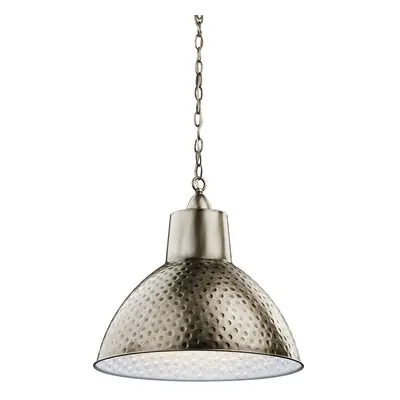 1 Bulb Ceiling Pendant Light Fitting Antique Pewter LED E27 60W Bulb