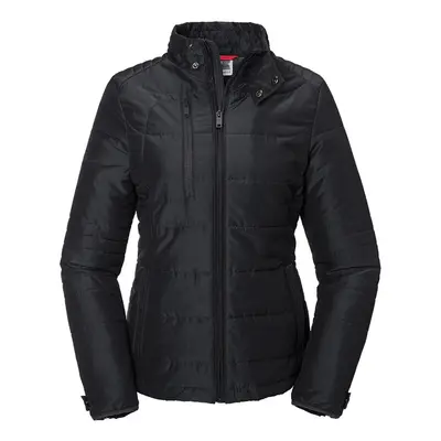 (XL, Black) Russell Womens/Ladies Cross Padded Jacket