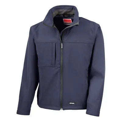 (4XL, Navy Blue) Result Mens Softshell Premium Layer Performance Jacket (Waterproof, Windproof &