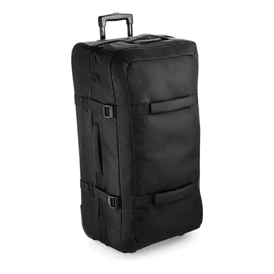 (One Size, Black) BagBase Escape Check-In Wheelie Bag