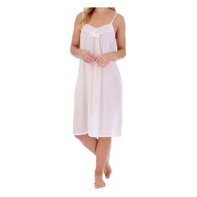 (White, 20/22) Slenderella ND01230 Women's Cotton Nightdress