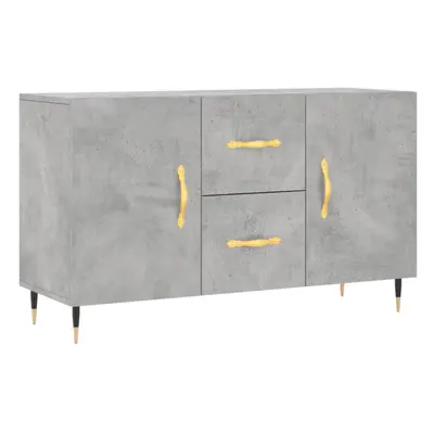 vidaXL Sideboard Storage Side Cabinet Cupboard Concrete Grey Engineered Wood