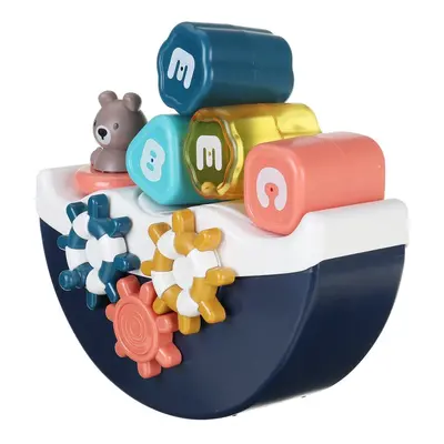 2 IN Funny Baby Shower Letter Shape Learning Parent-children Interaction Pacify Emotion Puzzle E