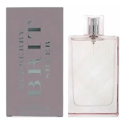 Burberry Brit Sheer Perfume by Burberry, 3.3 oz EDT Spray for Women