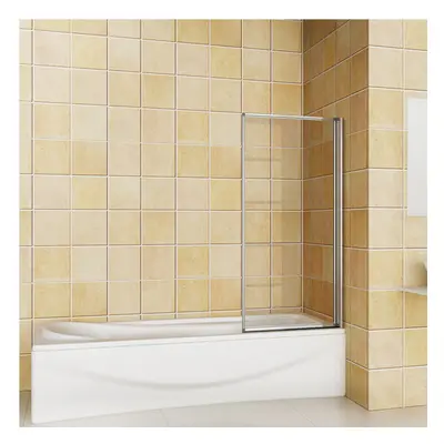 Pivot Bath Screen Shower Screen Door Panel & Seal Tempered Glass