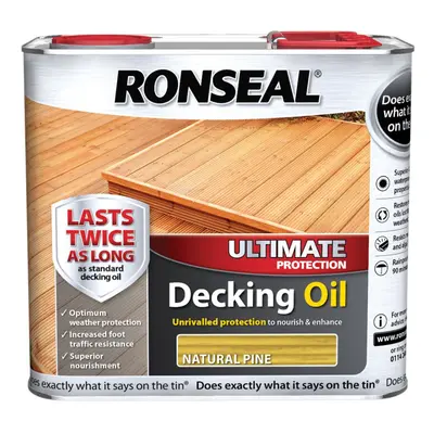 Ronseal Ultimate Decking Oil Natural Pine 2.5 Litre RSLUDONP25L