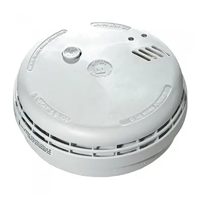 Aico EI146RC/2 x EI146 RC Mains Hard Wired Smoke Alarms with 9V Battery Back Up , White, Pack of