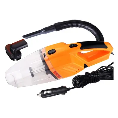 (Orange) Portable 120W Car Vacuum Cleaner Household Handheld Perfect Accessories Kit