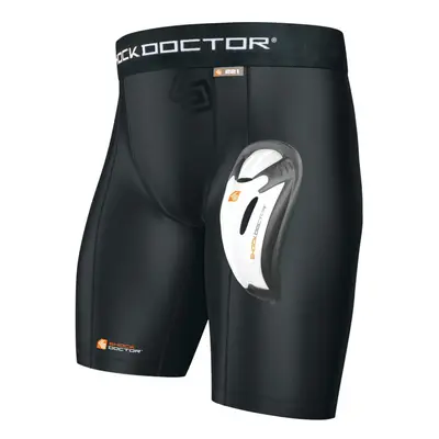 Shock Doctor Men's Core Compression Short with Bio-Flex Cup - Adult - XX-Large - Black