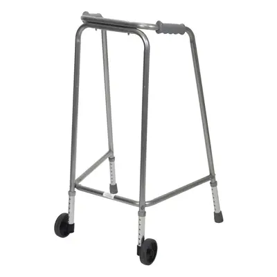 Lightweight Aluminium Bariatric Walking Frame with Wheels - 222kg Limit