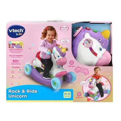 VTech Rock & Ride Unicorn With Melody Sounds & Lights for Kids