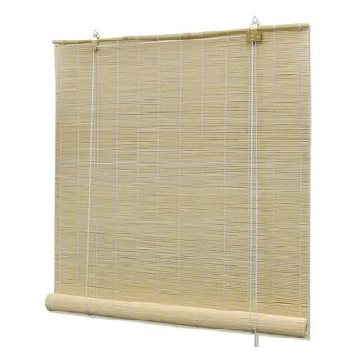 vidaXL Roller Blinds 140x160cm Natural Bamboo Window Curtain Drape Sunscreen