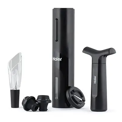 6-in-1 Electric Wine Bottle Opener Kit, Includes USB Rechargeable Bottle Opener, Tulip Wine Aera