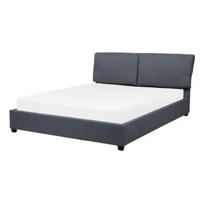 Bed BELFORT x cm (EU Super King) Fabric Dark Grey