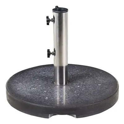 Round Granite Parasol Base Black CEGGIA