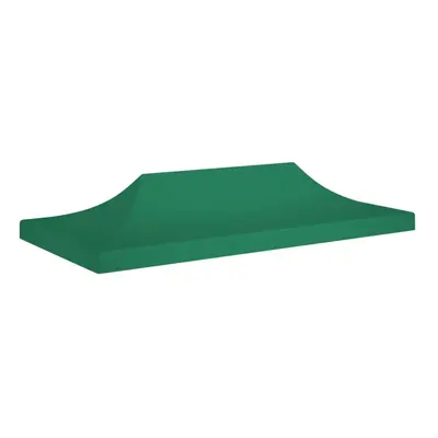 vidaXL Party Tent Roof 6x3 m Green g/mÂ² Replacement Canopy Gazebo Cover