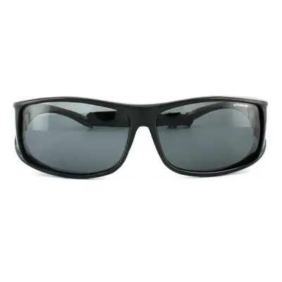 Polaroid Suncovers Fitover Sunglasses P8901 KIH Y2 Black Grey Polarized